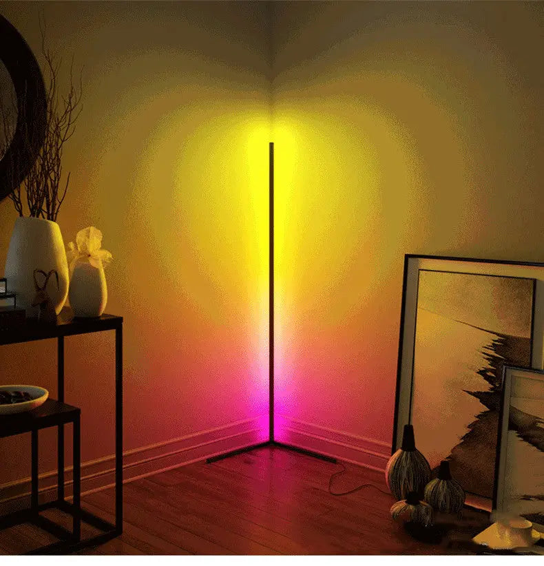 RGB Corner Floor Lamp null