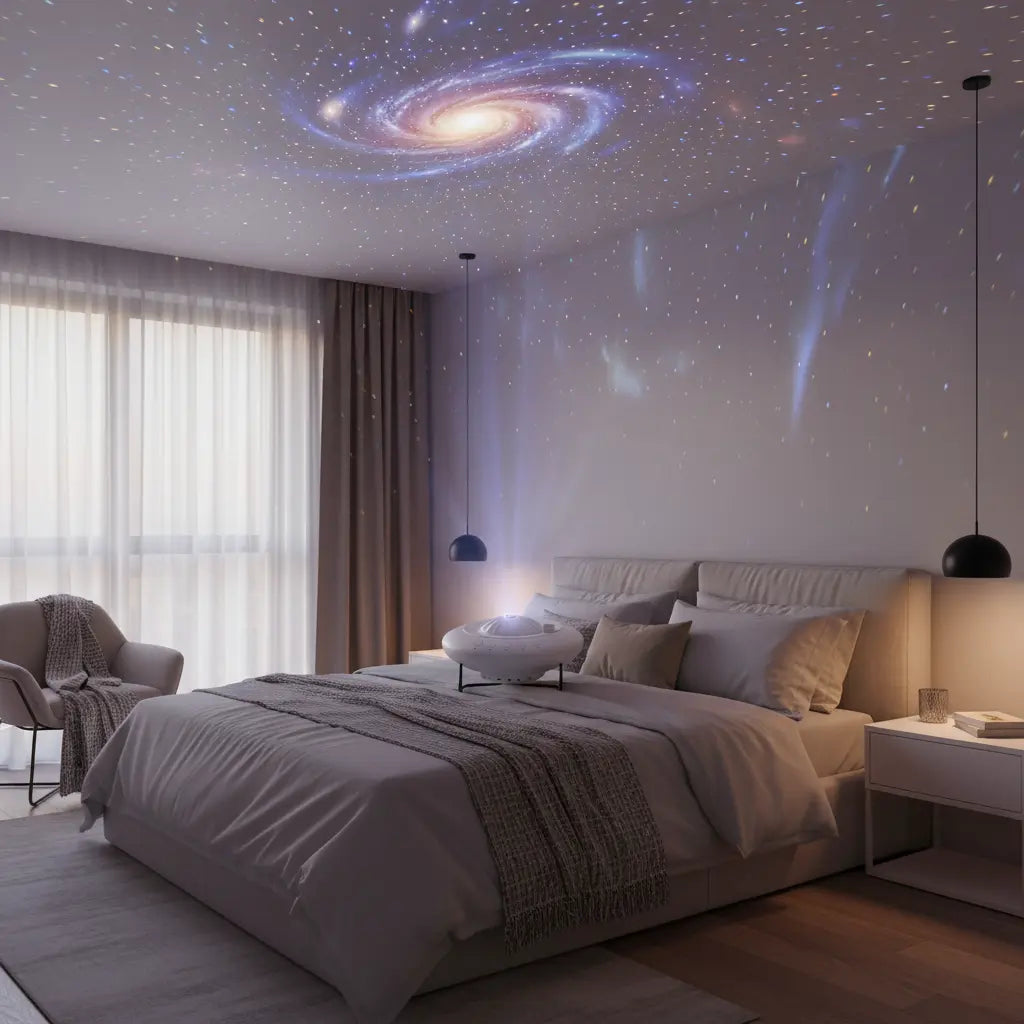 Star Projector Night Light - Celestial Ambient Lighting null