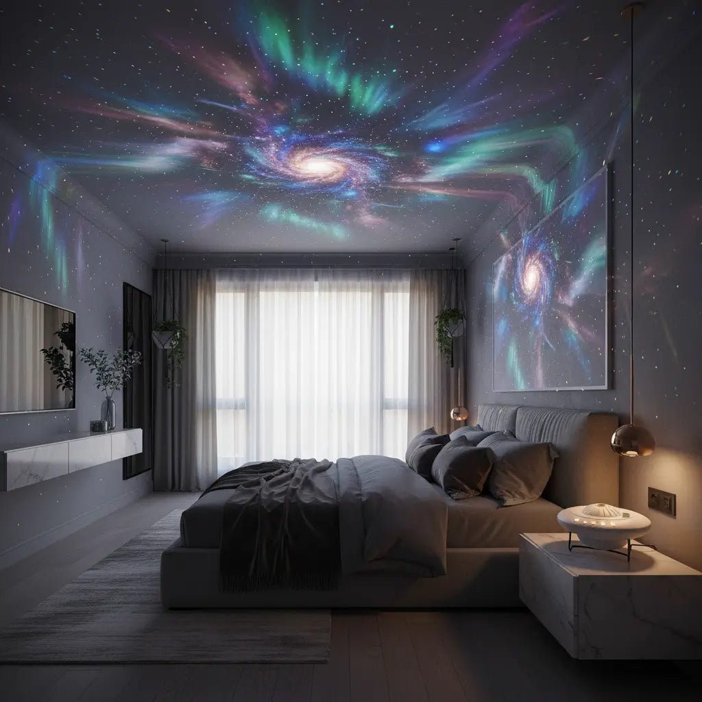 Star Projector Night Light - Celestial Ambient Lighting null